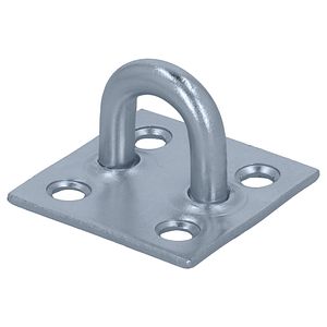 Placa cu ochi Suki, 50x50x34 mm, argintiu