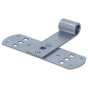 Balama T pentru ax 13mm SUKI, 140 x 50mm, otel, argintiu