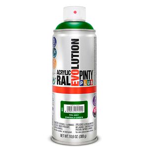 Spray vopsea acrilica PINTYPLUS Evolution, verde smarald,, RAL 6001, 400 ml