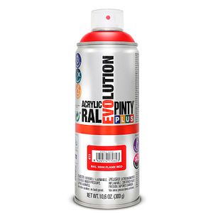 Spray vopsea acrilica PINTYPLUS, Evolution rosu flacara,, RAL 3000, 400 ml