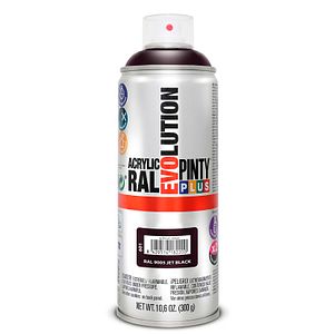 Vopsea spray acrilica PINTYPLUS Evolution, negru, 400ml