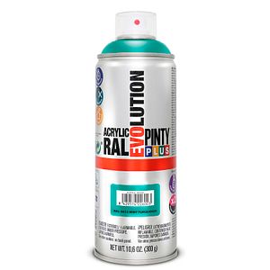 Spray vopsea acrilica PINTYPLUS Evolution, turcoaz menta, RAL 6033, 400 ml