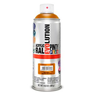 Spray vopsea acrilica PINTYPLUS Evolution, ocru maro, RAL 8001, 400 ml