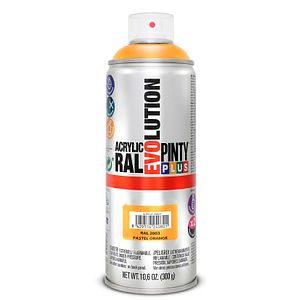 Spray vopsea acrilica PINTYPLUS Evolution, portocaliu pastel, RAL 2003, 400 ml