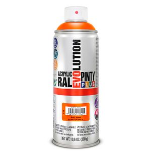 Spray vopsea acrilica PINTYPLUS Evolution, portocaliu pur, RAL 2004, 400 ml