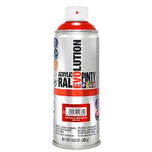 Spray vopsea acrilica PINTYPLUS Evolution, rosu metalizat, 400 ml