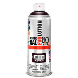 Vopsea spray acrilica PINTYPLUS Evolution, negru, 400ml