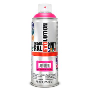 Vopsea spray acrilica PINTYPLUS Evolution, RAL 4010, telemagenta, 400ml