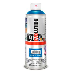 Spray vopsea acrilica PINTYPLUS Evolution, albastru trafic, RAL 5017, 400 ml