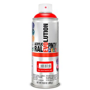 Vopsea spray acrilica PINTYPLUS Evolution, RAL 3020, rosu, 400ml