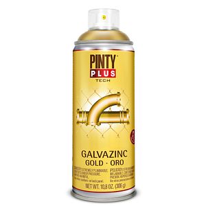 Spray vopsea galvanizare PINTYPLUS Tech, auriu, 400 ml