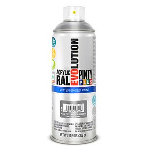Spray vopsea acrilica pe baza de apa PINTYPLUS Evolution, gri bazalt, RAL 7012, 400 ml
