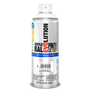 Vopsea spray acrilica PINTYPLUS Evolution, RAL 9010, alb, 400ml