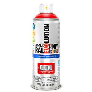 Vopsea spray acrilica PINTYPLUS Evolution, RAL 9005, rosu, 400ml