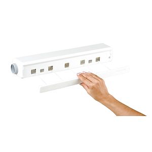Uscator rufe PLASTINA 81004, cu sir, alb