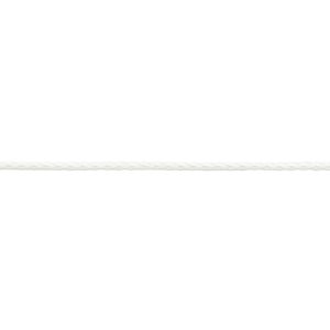 Sfoara impletita SUKI, poliester, 3mm, alb