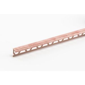 Profil exterior faianta, marmura roz, 10 mm Ideal