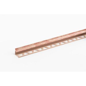 Profil interior faianta, marmura roz, 10 mm Ideal