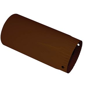 Burlan evacuare fum EVOTOOLS, D130 mm x 100 cm, otel, maro