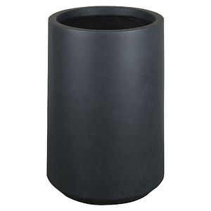 Ghiveci din fibra de lut, gri, forma rotunda, 37 cm diametru  Verve