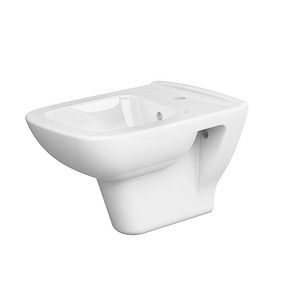 Bideu suspendat GoodHome Teesta, 36 x 51.5 x 34 cm, ceramica, alb