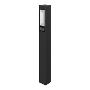 Stalp cu iluminare LED GoodHome Davern, 20W, 2000lm, 5000K, IP65, negru