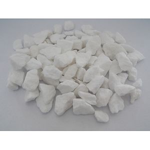 Piatra decorativa marmura, interior-exterior, alb, 16-32 mm, 20 Kg