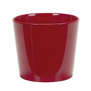 Ghiveci flori SCHEURICH, ceramica, D 11 cm, rosu