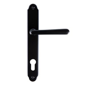 Maner usa, placa 90 mm, cilindru, negru  Wien