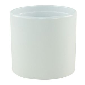 Ghiveci flori GOODHOME, ceramica, D 14 cm, alb