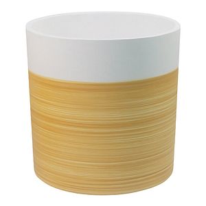 Ghiveci flori GOODHOME, ciment, D 38 cm, alb