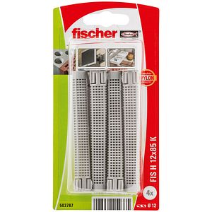 Dibluri plasa din plastic FISCHER FIS-H, 12 x 85mm, ancora chimica, 4buc