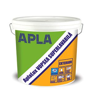 Vopsea superlavabila APLALUX, alb, 15L