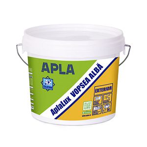 Vopsea lavabila APLALUX, alb, 5L