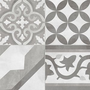 Faianta decor interior Serra Cementina, gri, forma patrata, suprafata acoperire 1.62 mp, 34 x 34 cm