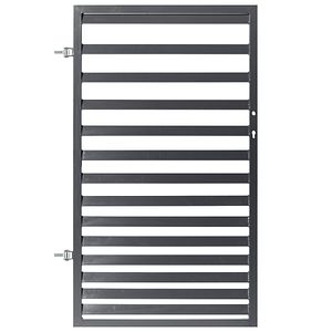 Poarta metalica pietonala Stela, otel galvanizat, 90 x 150 cm, deschidere stanga  Polbram
