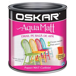 Oskar Aqua Matt Email Orange Gl.0.6