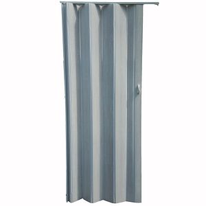 Usa interior Acordeon, fara geam, reversibila, PVC, 83 x 203 cm, gri