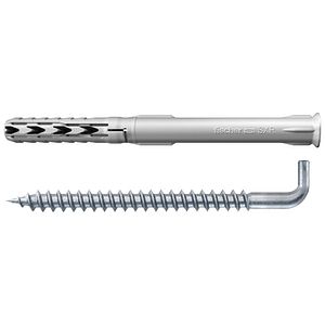Diblu carlig FISCHER SXR nylon, cu surub, 8 x 80 mm, 2 bucati