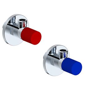 Robinet coltar 1.2 Si 1.2 Ro Albastu, 2buc
