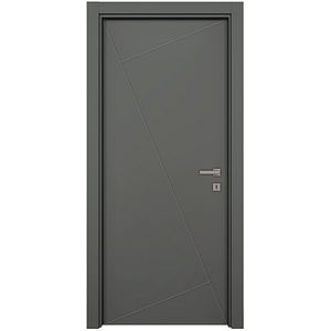 Usa interior VARIO Yildiz, fara geam, stanga, MDF, 86.6 x 202.3 cm, antracit