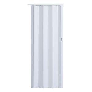 Usa interior Acordeon, fara geam, reversibila, PVC, 83 x 203 cm, alb