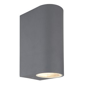 Lampa exterior GLOBO Veronika, GU10, IP44, 35W, aluminiu, gri