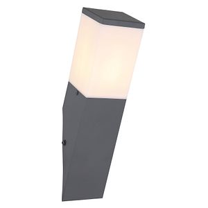 Lampa de exterior GLOBO Herri, IP44, E27, 15W, otel, gri