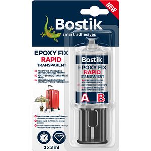 Adeziv transparent,  2 X 3 ml  Bostik Epoxy fix