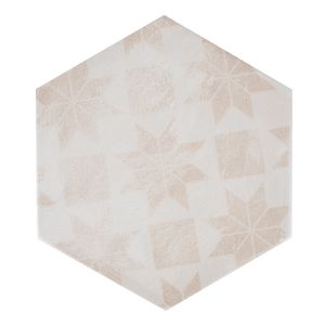 Gresie interior Kero Boreal, crem, portelanata, 27 x 23 cm, suprafata 0,75 mp