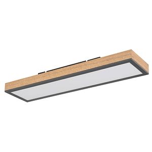 Plafoniera LED GLOBO Doro 416080WD, 18W, 1000lm, 3000K, maro-alb