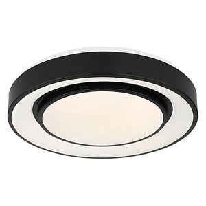 Plafoniera LED RGB GLOBO Sully 41368-24, 24W, 70-800lm, intensitate reglabila, telecomanda, negru