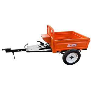 Remorca agricola motocultor RURIS 450 S, 450kg, portocaliu