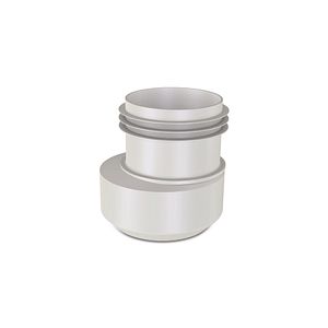 Manson WC Wirquin Essentials 70950180, iesire excentrica, 20 mm, alb